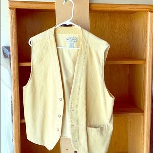 Men’s western vest corduroy